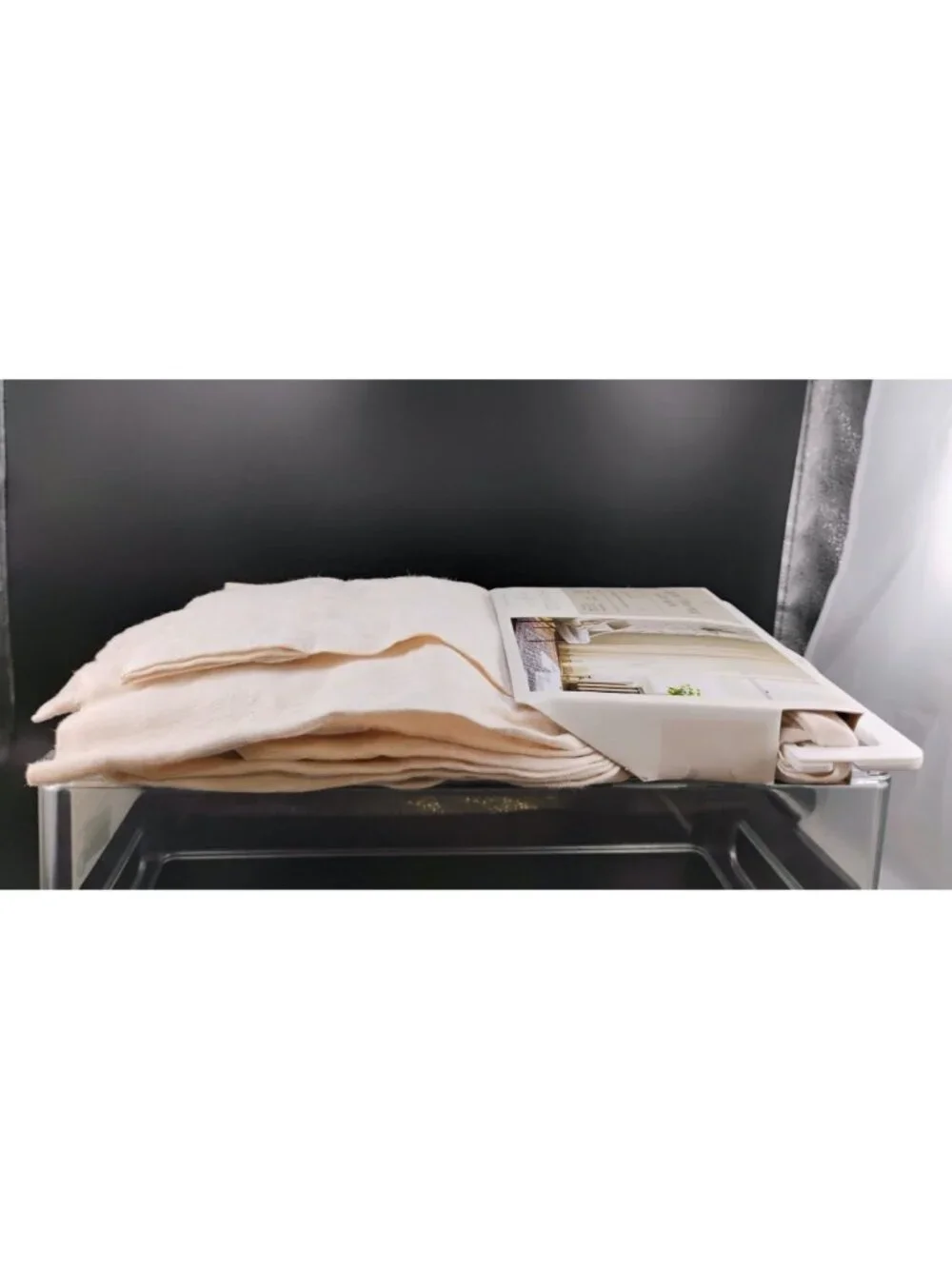 Light Filtering Natural Linen Curtain Panel 95